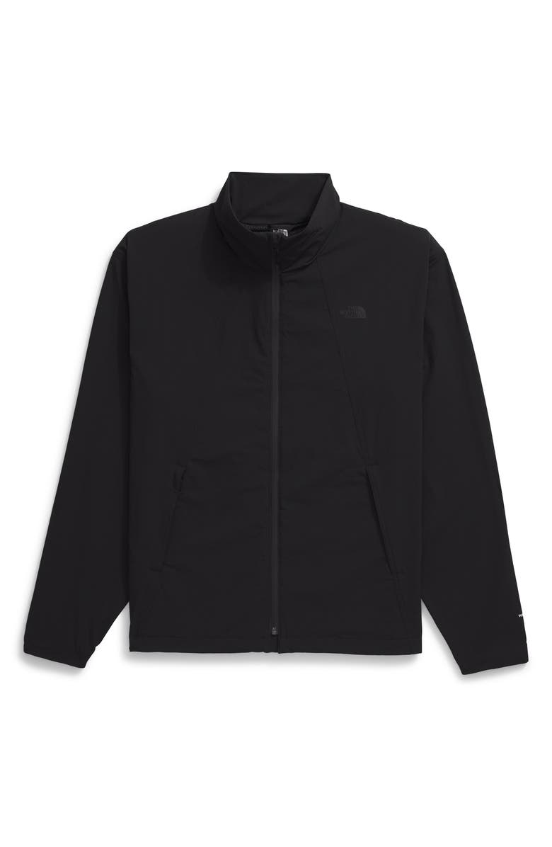 The North Face North Dome Water Repellent Wind Resistant Stretch Nylon Jacket, Alternate, color, Black