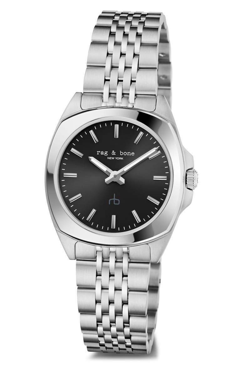 Bleeker Bracelet Watch, 30mm, Alternate, color, SILVER