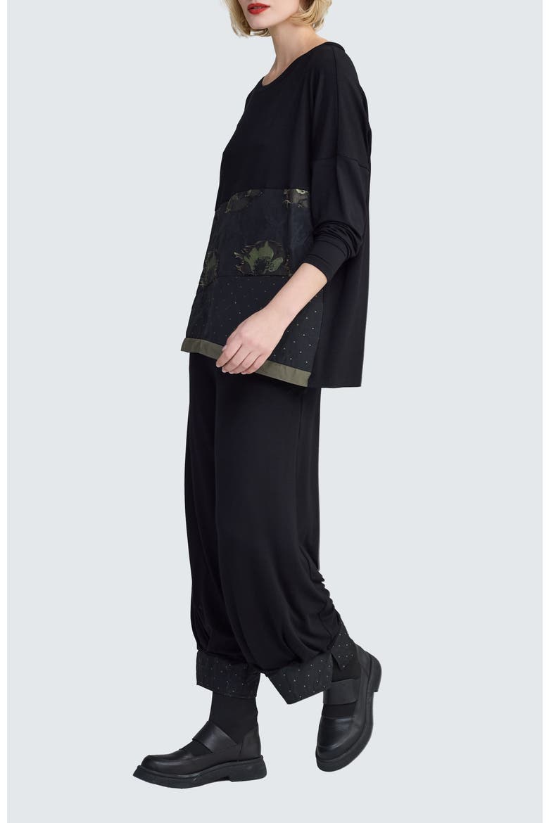 Freya Cropped Wide-Leg Pants, Alternate, color, Olive