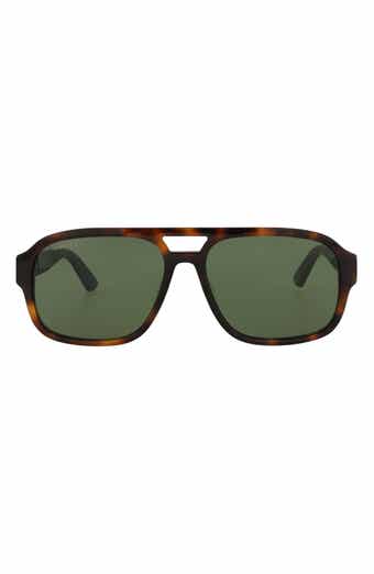 58mm Aviator Sunglasses