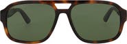 Gucci 58mm Aviator Sunglasses
