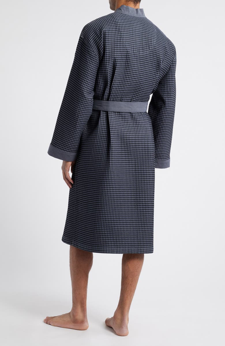 Majestic International La Paz Cotton Robe, Alternate, color, Charcoal