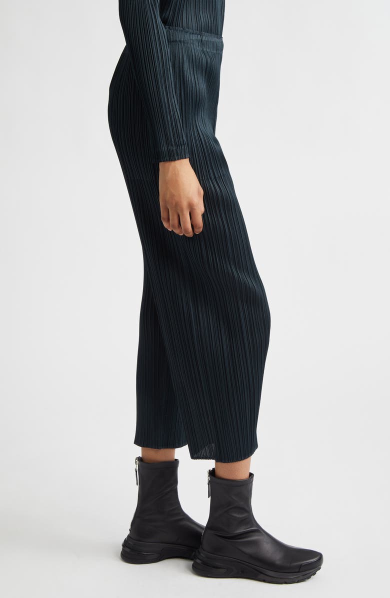 Pleats Please Issey Miyake Monthly Colors November Pleated Pants, Alternate, color, Charcoal