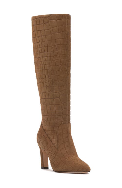 Vince Camuto Gylina Extra Wide Calf Knee High Boot In Brown
