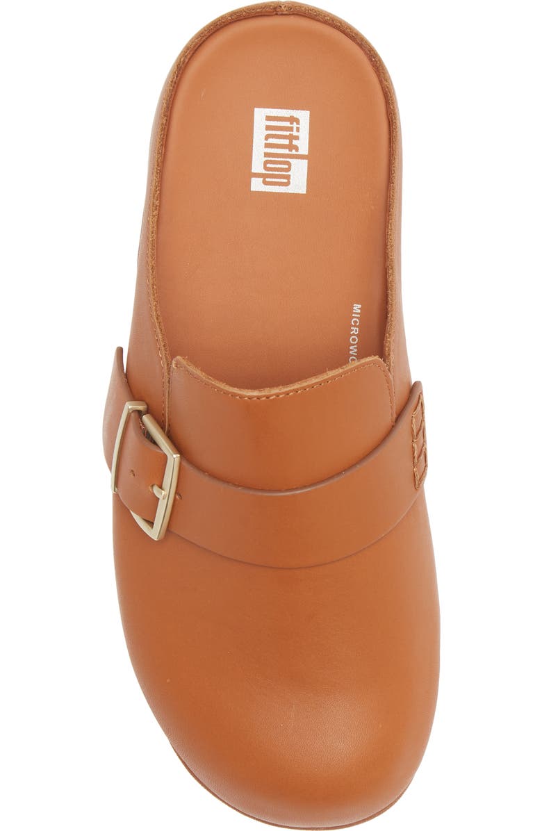 FitFlop 'Shuv' Buckle Strap Leather Clog, Alternate, color,