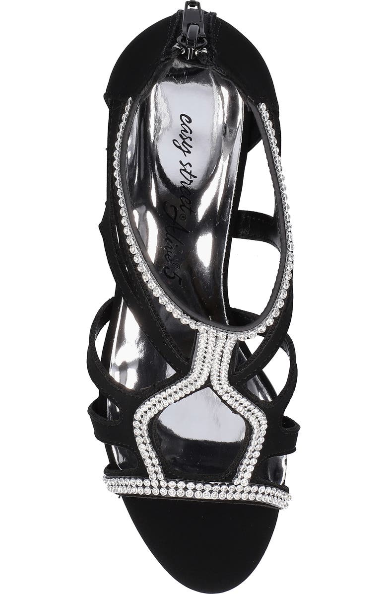 EASY STREET Flattery Cage Pump - Multiple Widths Available, Alternate, color, Black Suede