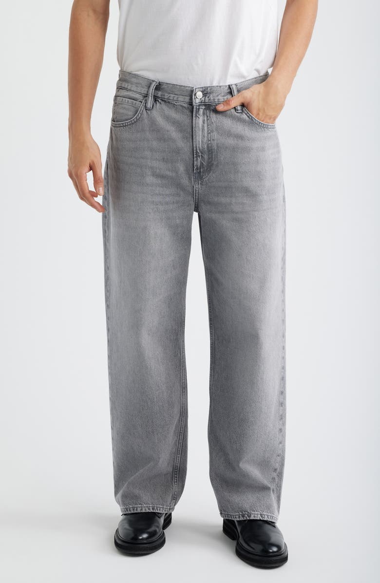 AllSaints Lenny Straight Leg Jeans, Main, color, Washed Grey