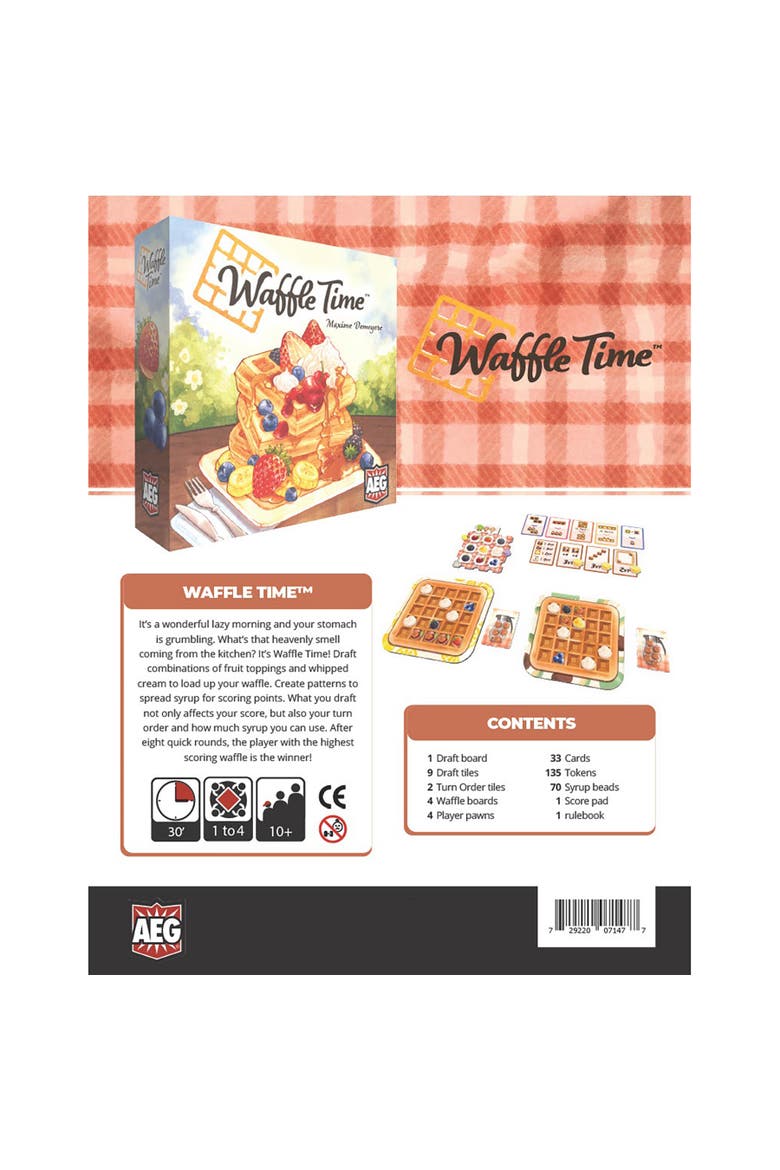 Waffle Time Tile Placement Game, Pattern Building, Alternate, color, Multicolored
