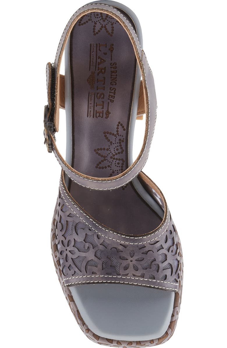 L'Artiste by Spring Step Savychic Square Toe Sandal, Alternate, color,