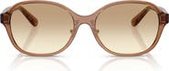 COACH 56mm Gradient Round Sunglasses
