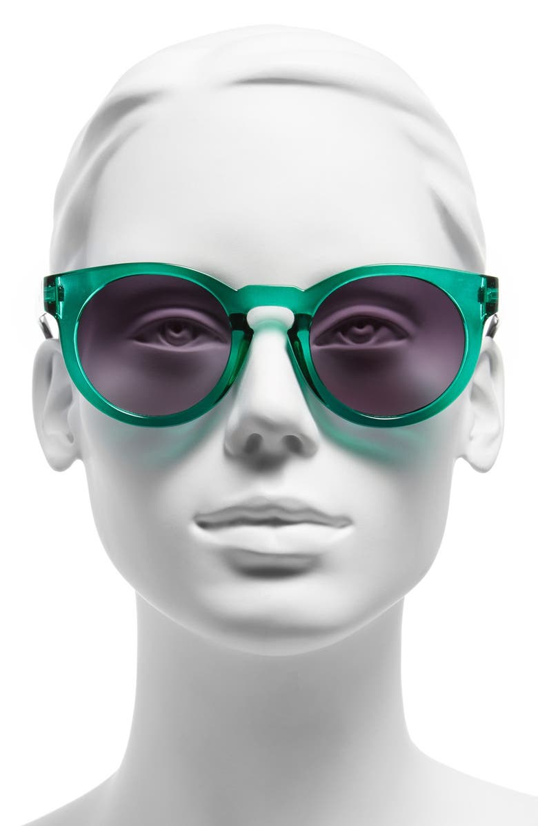 Steve Madden 49mm Retro Sunglasses, Alternate, color, 