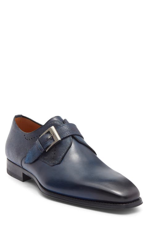 Easton Stamp Monk Strap Shoe (Men)