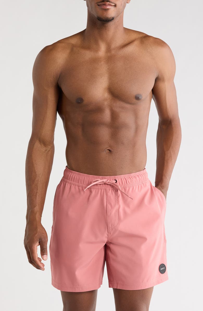 RVCA Swim Trunks, Main, color, Hazy Pink