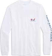 vineyard vines Football Field Whale Graphic Long Sleeve T-Shirt