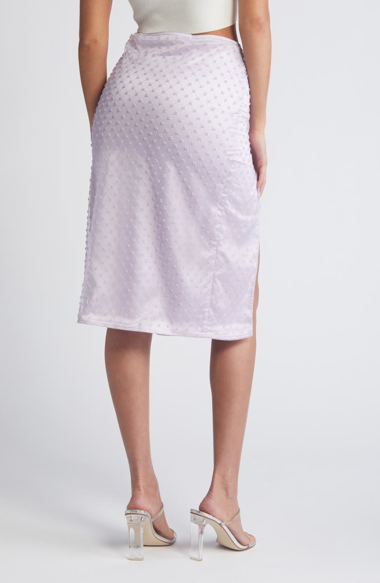 Mistress Rocks Beaded Mesh Midi Skirt, Alternate, color, Foggy Lavender