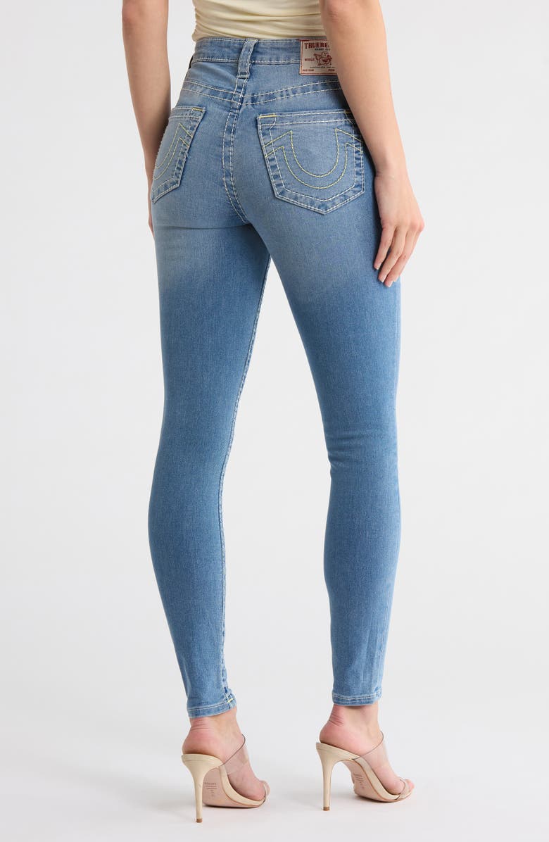 True Religion Halle Skinny Jeans, Alternate, color, Light Idyllic Wash