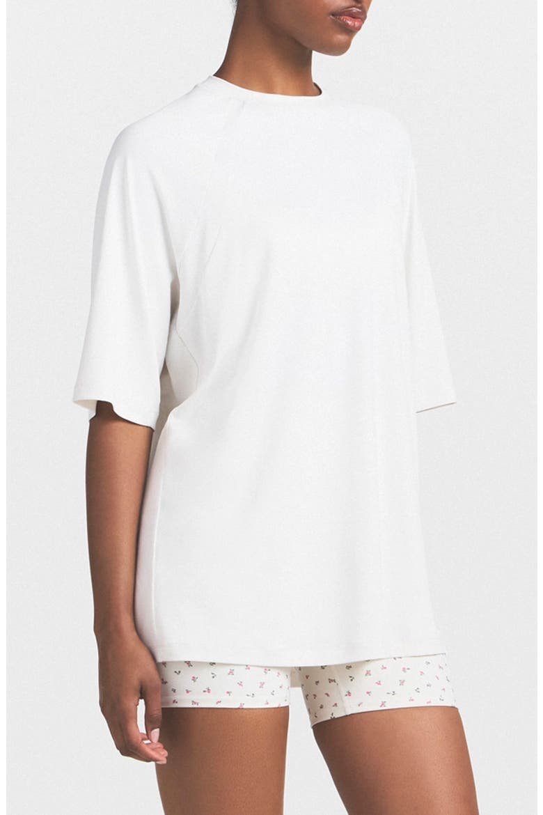 Airy Oversize T-Shirt, Alternate, color, NSKM ACTV IVORY
