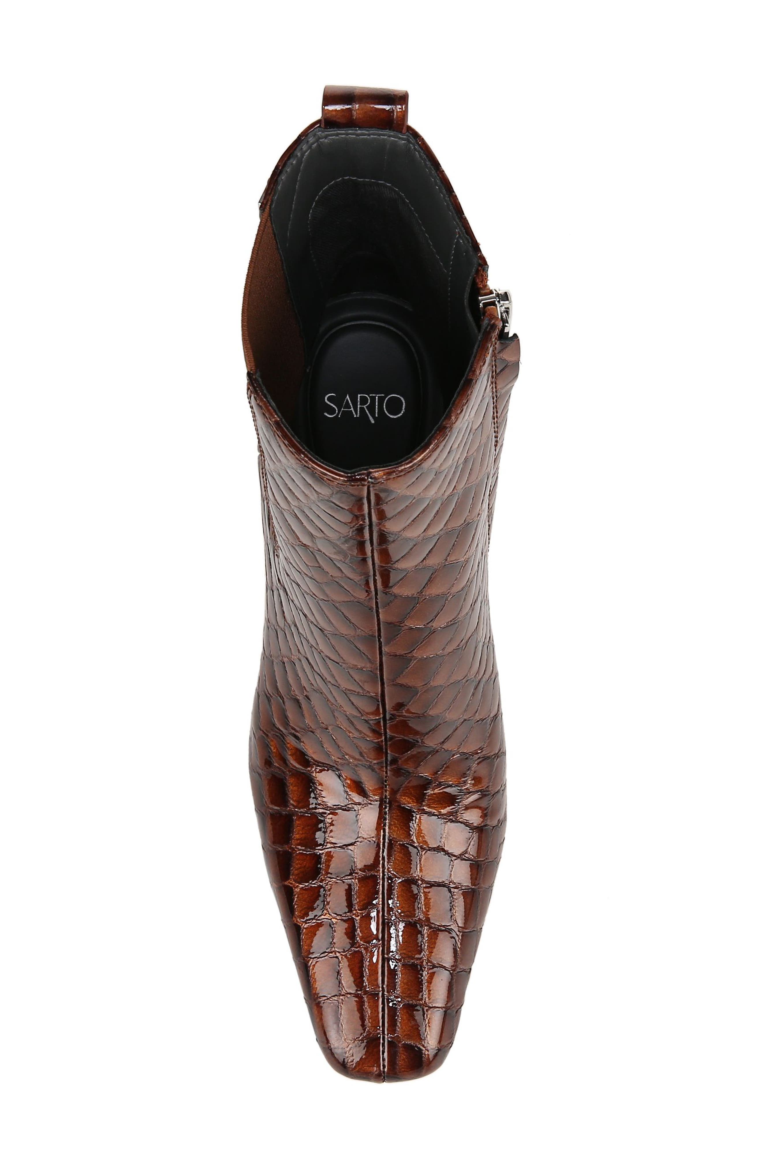 SARTO by Franco Sarto Flexa Blis Bootie, Alternate, color, Medium Brown