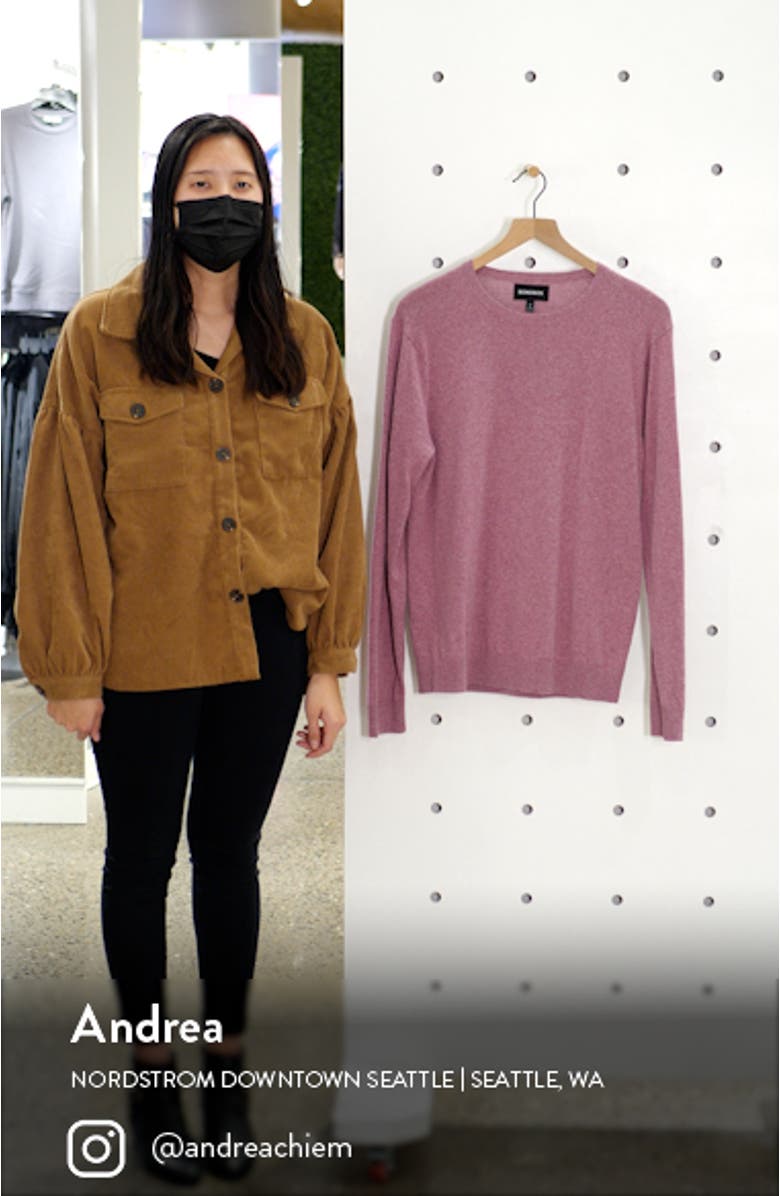 Cotton Blend Crewneck Sweater, sales video thumbnail