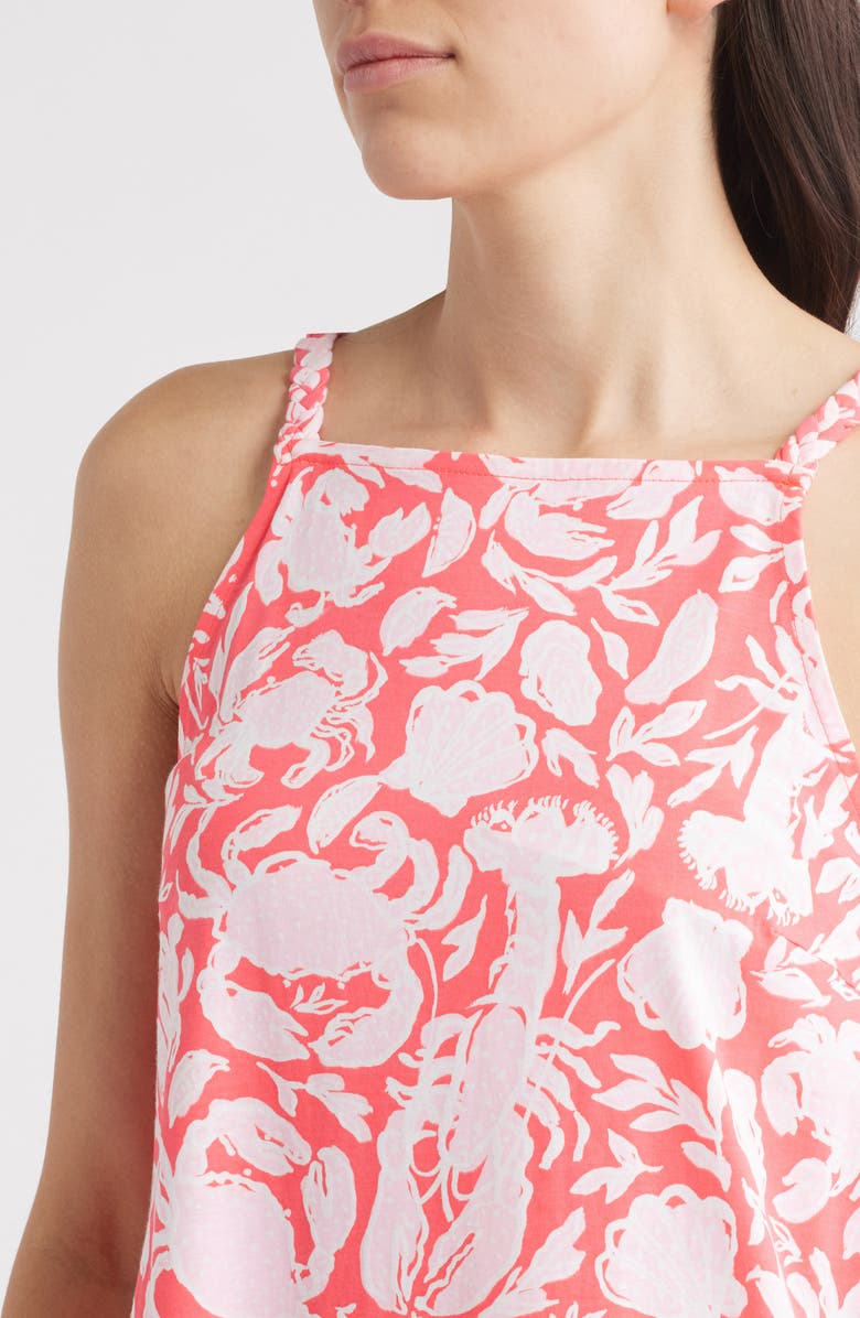 Lilly Pulitzer<sup>®</sup> Kyleigh Cotton Dress, Alternate, color, Cane Coral Crab Collab