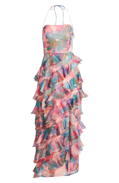 HUTCH HUTCH RUFFLE MAXI DRESS