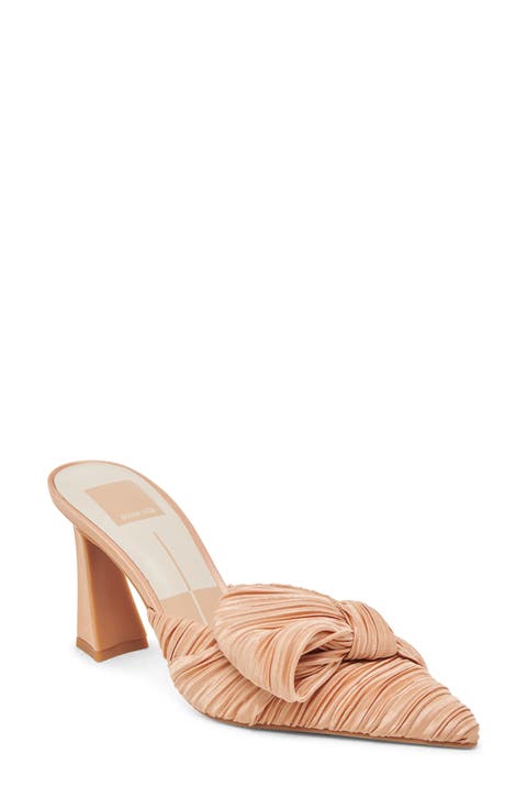 Nerina Metallic Ribbon Mule Pump (Women)