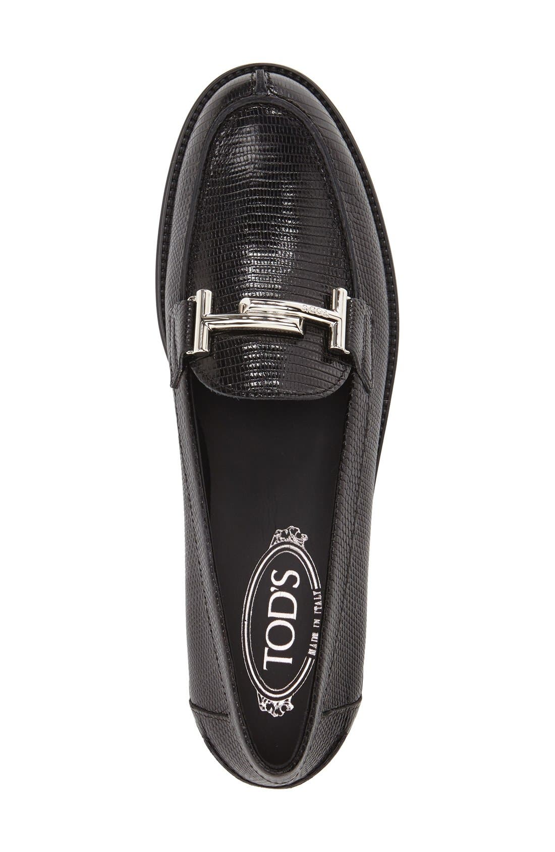 Tod's 'Double T' Loafer, Alternate, color, 