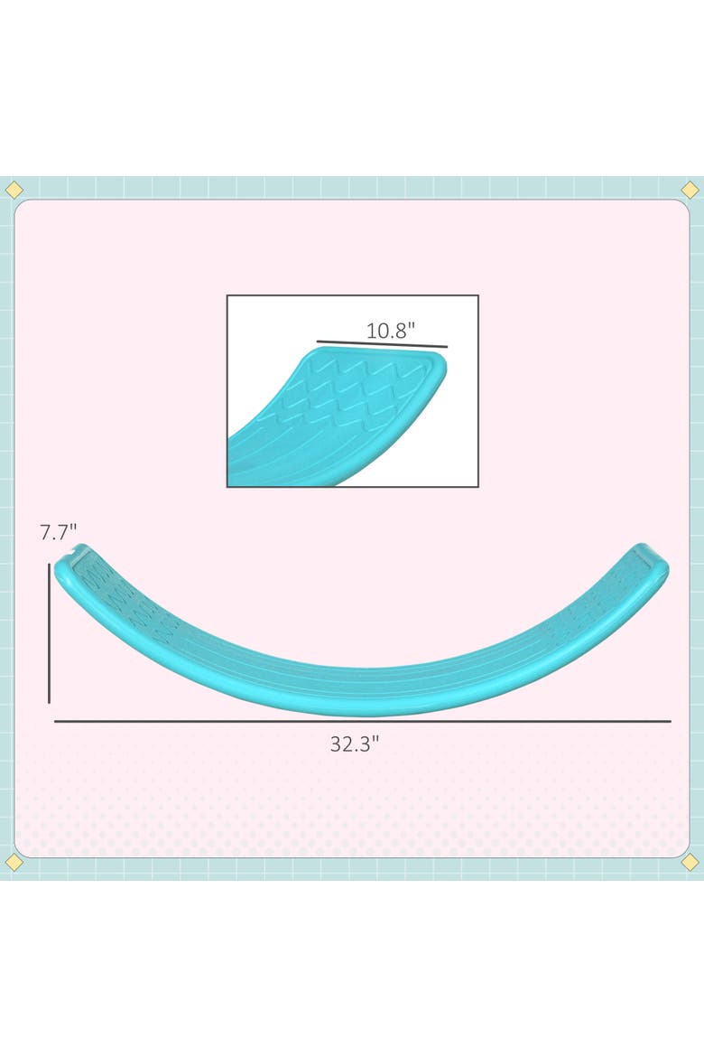 32.3" Kids Balance Board, Wobble Board, Alternate, color, Blue