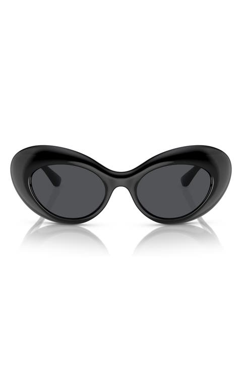 52mm Oval Sunglasses
