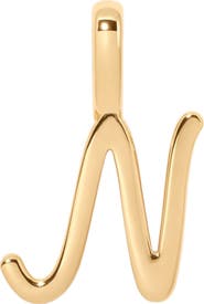 MADE BY MARY Script Initial Charm Gold Vermeil