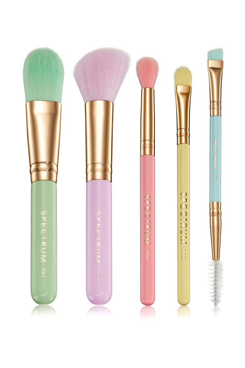 Patisserie 9-Piece Makeup Brush & Sponge Set, Alternate, color, GREEN