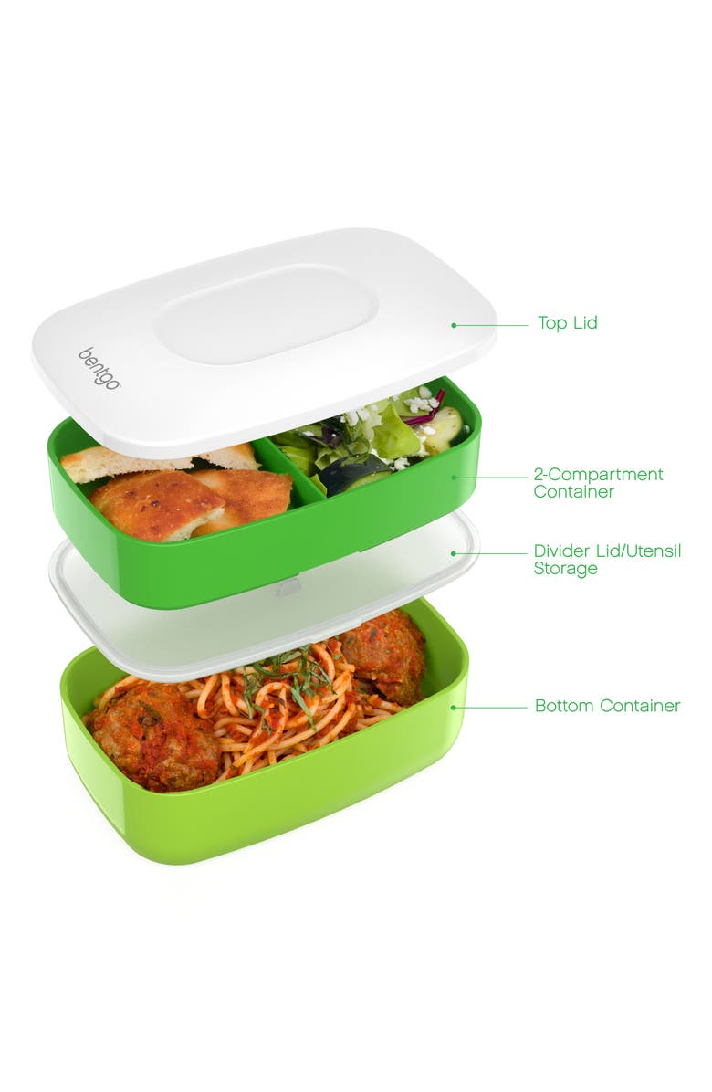 BENTGO Classic Lunch Box - Set of 2, Alternate, color, Green