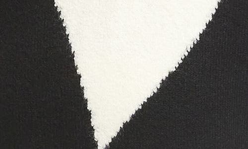 Karen Kane Heart Crewneck Sweater In Black