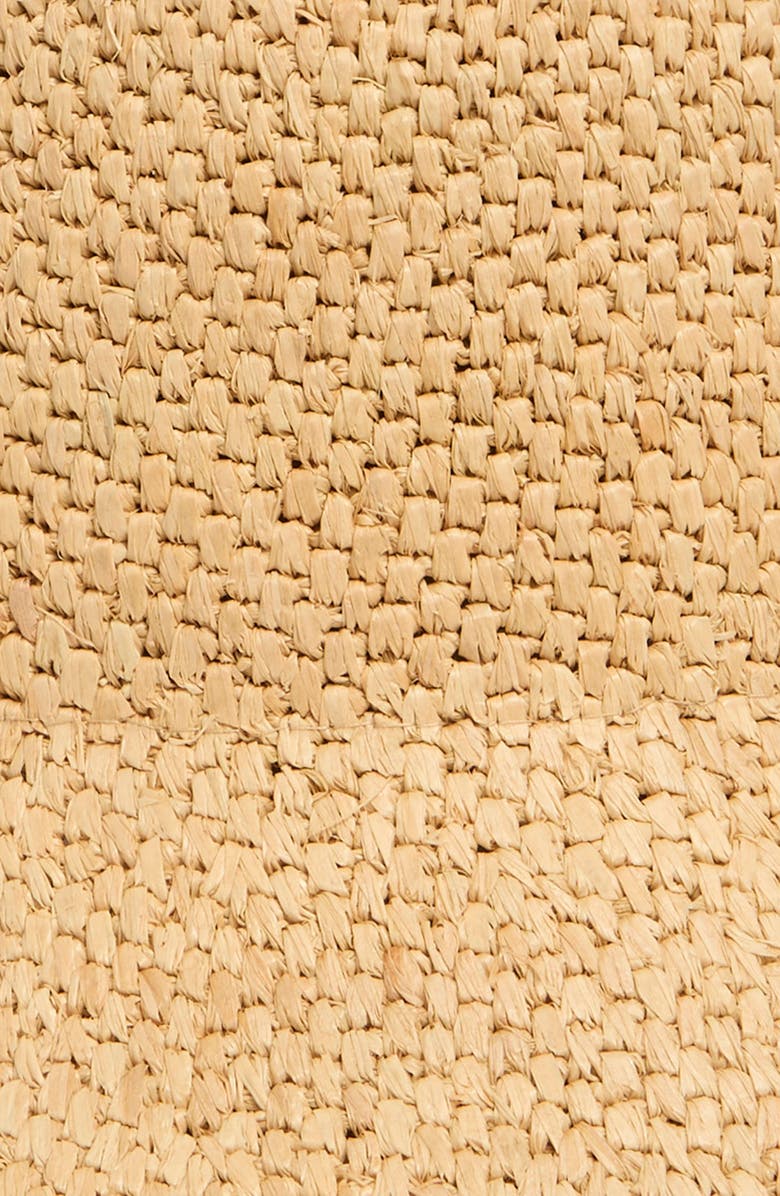 Lack of Color Reef Raffia Bucket Hat, Alternate, color, Natural