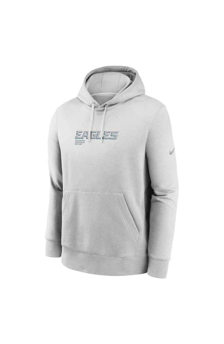 Nike Men's Nike Gray Philadelphia Eagles Edge Pack French Terry Club Pullover Hoodie, Alternate, color, Gray