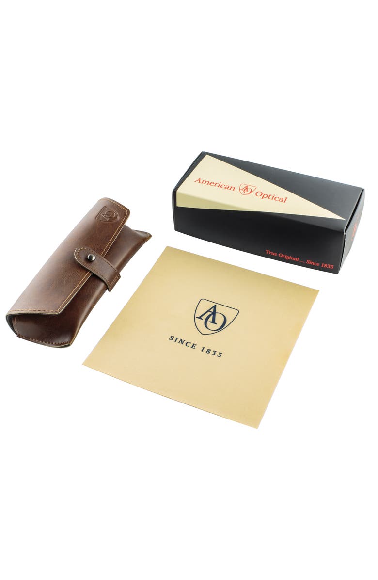 AO Eyewear Adams 52mm Square Nylon Polarized, Alternate, color, Black - Gnn