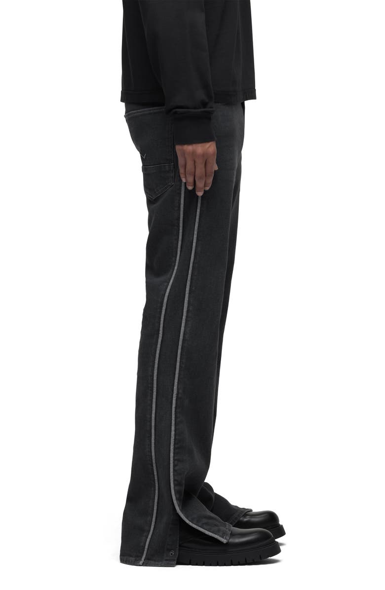 Hudson Jeans Walker Track Flared Jeans, Alternate, color, Clinton