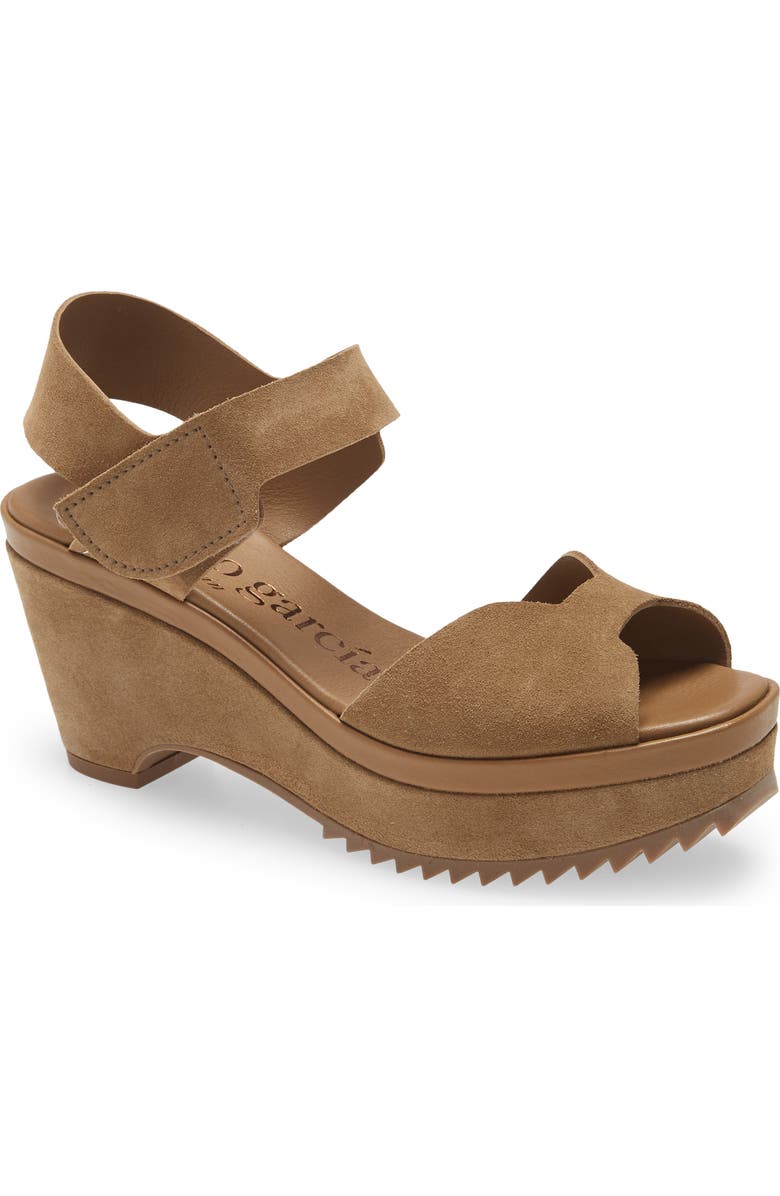 Pedro Garcia Fah Platform Wedge Sandal, Main, color,