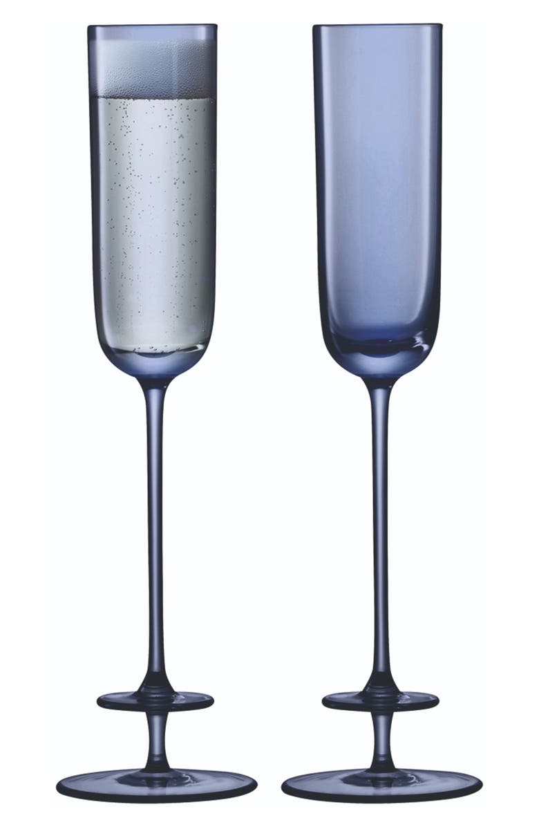 LSA Theatre Set of 2 Champagne Flutes, Alternate, color,