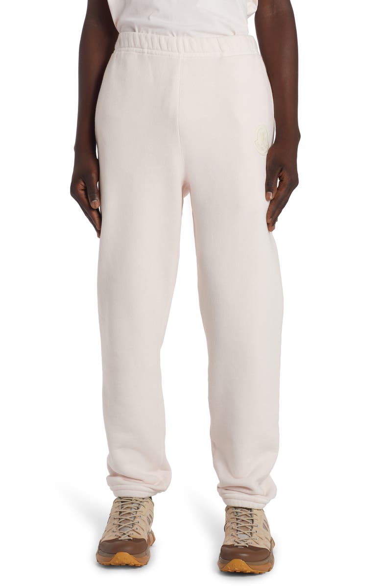 2 Moncler 1952 Logo Patch Cotton Joggers, Main, color,