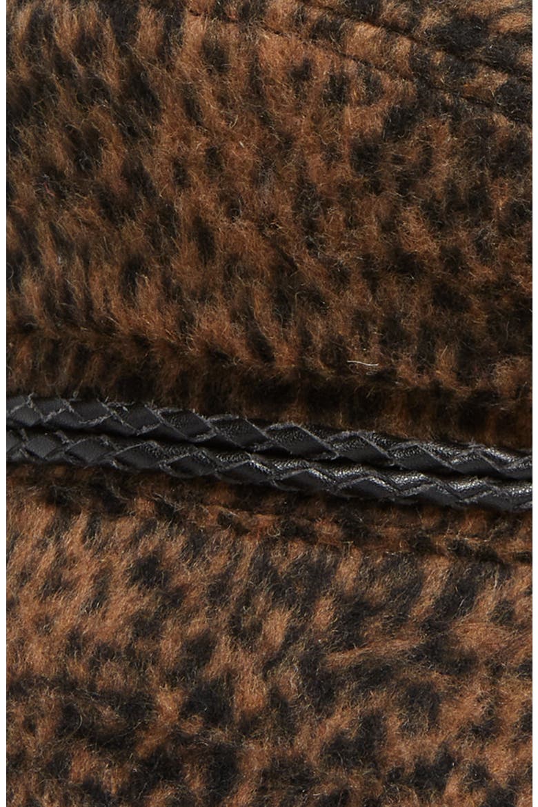 Ashland Baker Boy Cap, Alternate, color, LEOPARD
