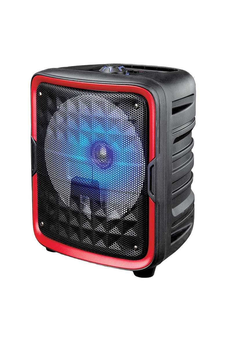 8 Inch Bluetooth Speakers in Red with True Wireless, Main, color, Red