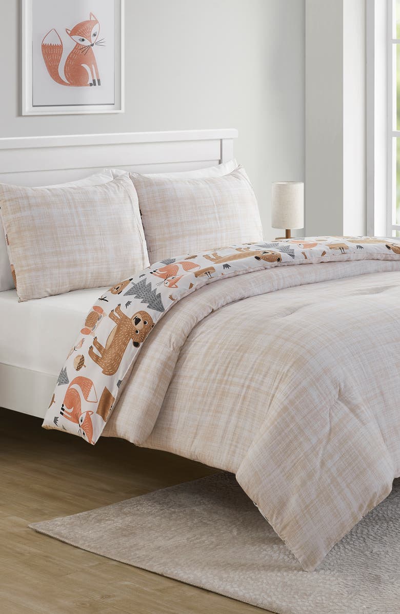 VCNY HOME Little Campers Woodland Comforter Set, Alternate, color, Multi