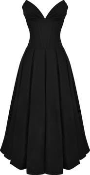 HOUSE OF CB Lady Strapless Midi Dress