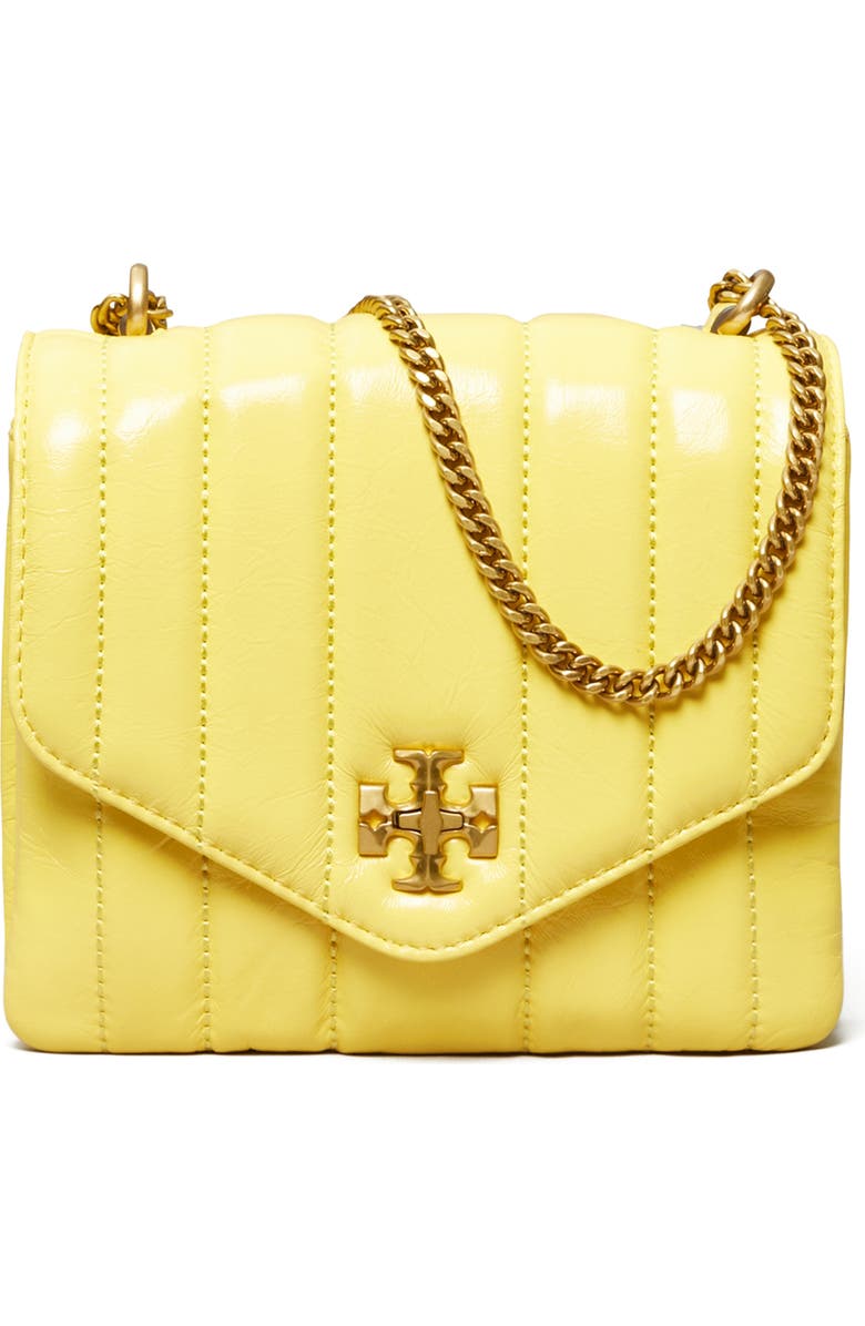 Tory Burch Kira Square Patent Leather Crossbody Bag, Main, color,