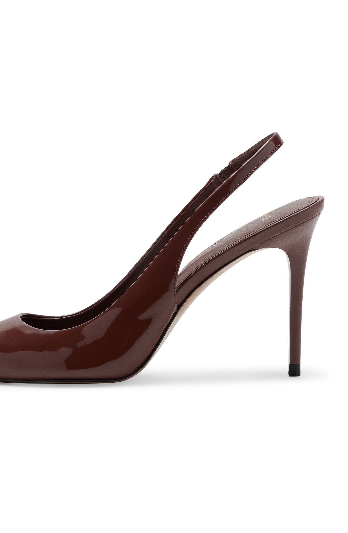Mica Pointed Toe Slingback Pump, Alternate, color, BROWN