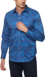 Robert Graham Tourneau Classic Fit Check Cotton Button-Up Shirt