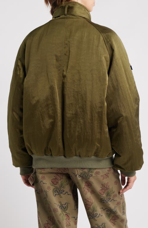 Damson Madder Joanie Bomber Jacket In Green