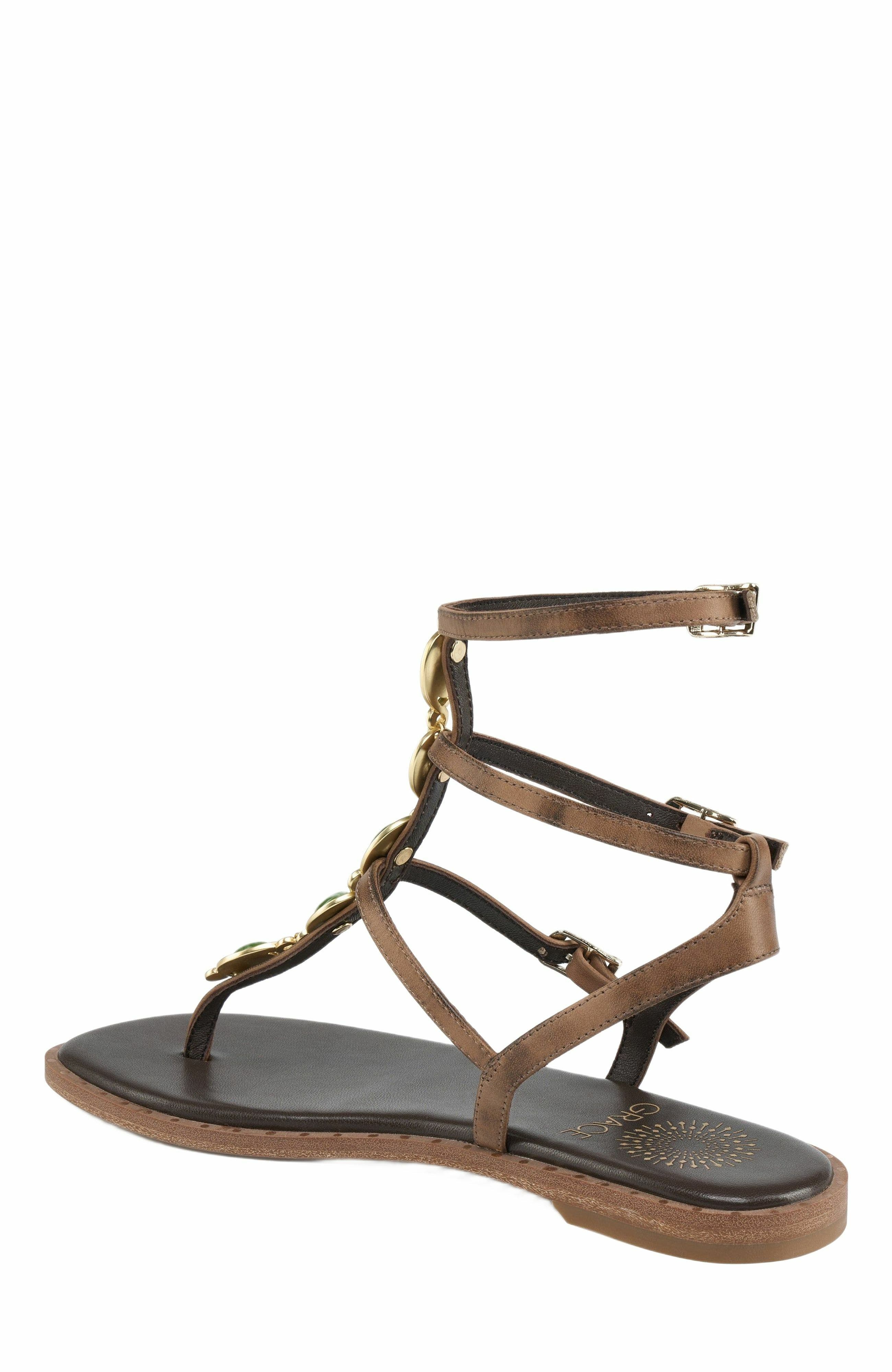 Grace Footwear Mabul Sandal, Alternate, color, Brown