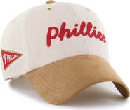 Stoney Clover Lane X '47 Men's '47 x Stoney Clover Lane  Natural/Tan Philadelphia Phillies Script Charm Clean Up Adjustable Hat